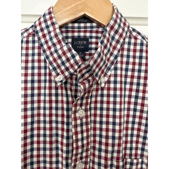 J.Crew Flex Slim Untucked Button Down Medium - Picture 3 of 6